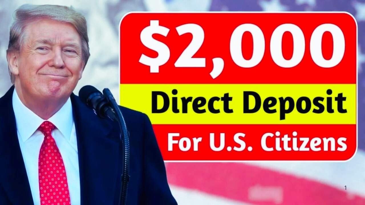 $2000 Direct Deposit Arriving for U.S. Citizens This November